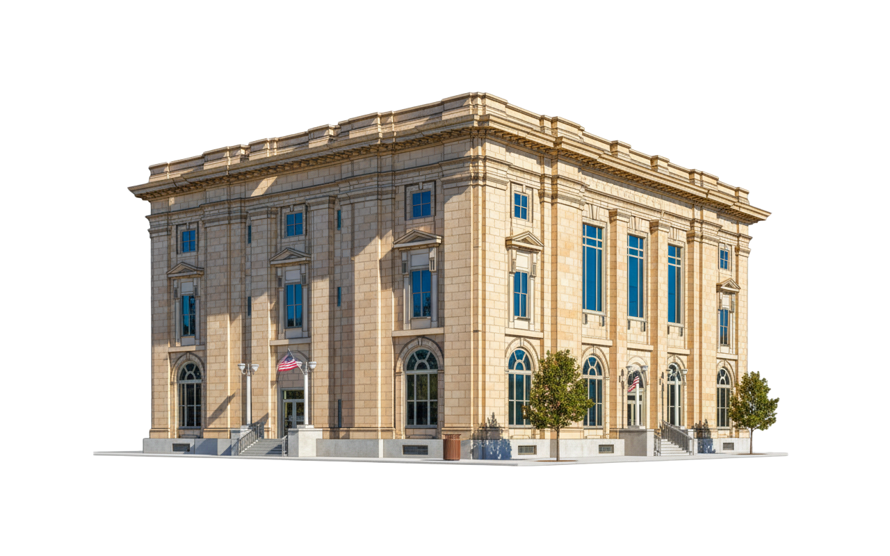 The Echelon Building - Colored Rendering